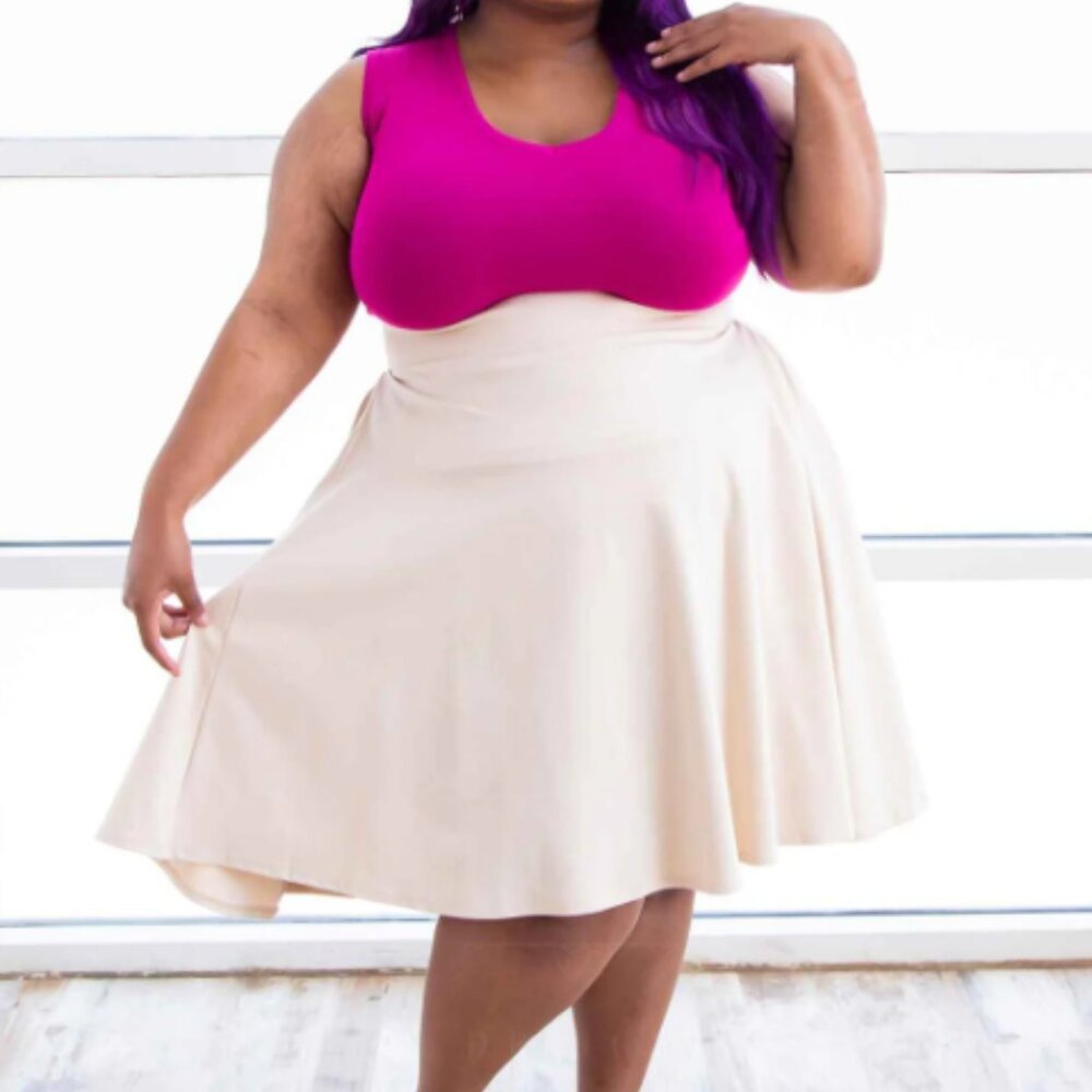 Elhoffer Design Essential Julie Skirt - Rice Ponte